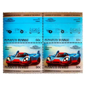 تمبر یادگاری طرح اتومبیل مدل 1971 PORSCHE کد M-54 مجموعه 4 عددی