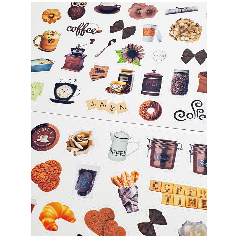 برچسب مدل COFFEE کد 13 مجموعه 2 عددی