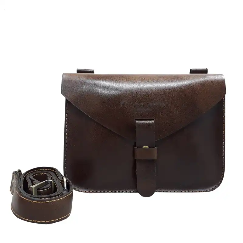 کیف رودوشی چرم بارثاوا مدل 1206