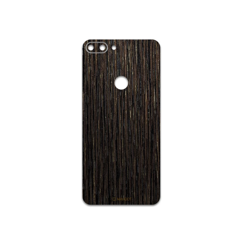 برچسب پوششی ماهوت مدل Dark-Gold-Stripes-Wood مناسب برای گوشی موبایل جی پلاس T10
