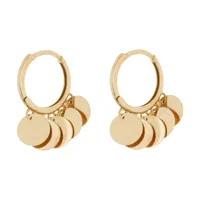 گوشواره طلا 18 عیار زنانه میو گلد مدل EG203 