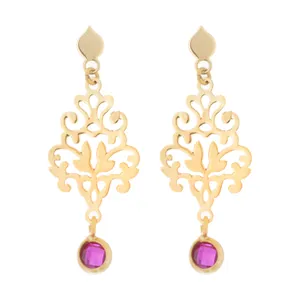 گوشواره طلا 18 عیار زنانه میو گلد مدل EG200 