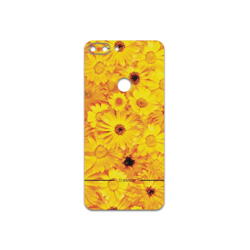 برچسب پوششی ماهوت مدل Yellow-Flower مناسب برای گوشی موبایل جی پلاس T10