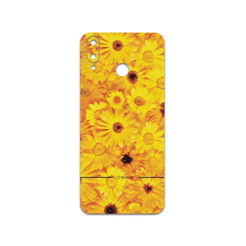 برچسب پوششی ماهوت مدل Yellow-Flower مناسب برای گوشی موبایل جی پلاس Q10