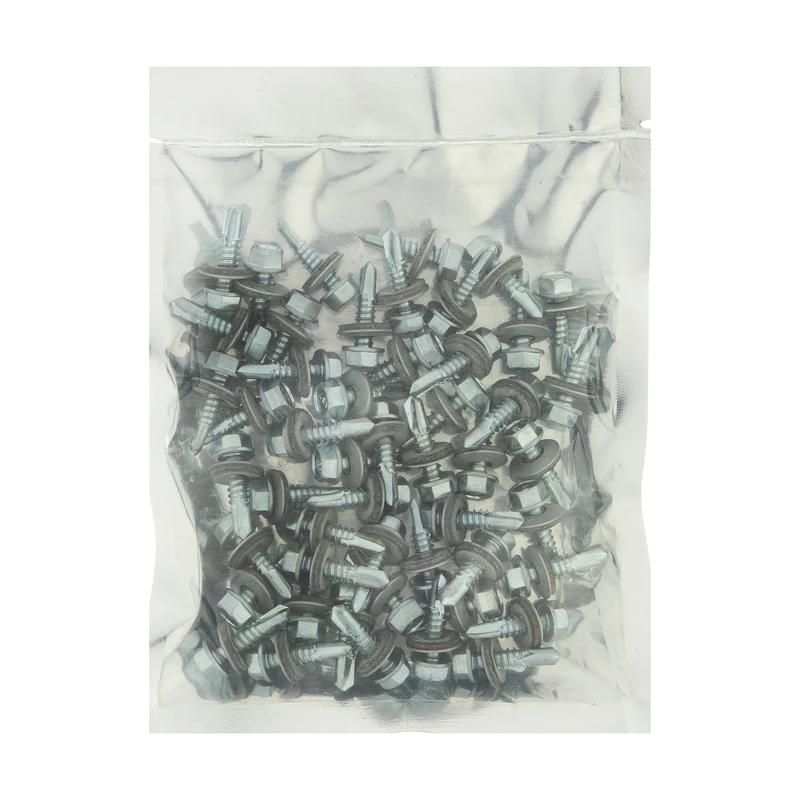 پیچ شیروانی سرمته کد 01 بسته 50 عددی