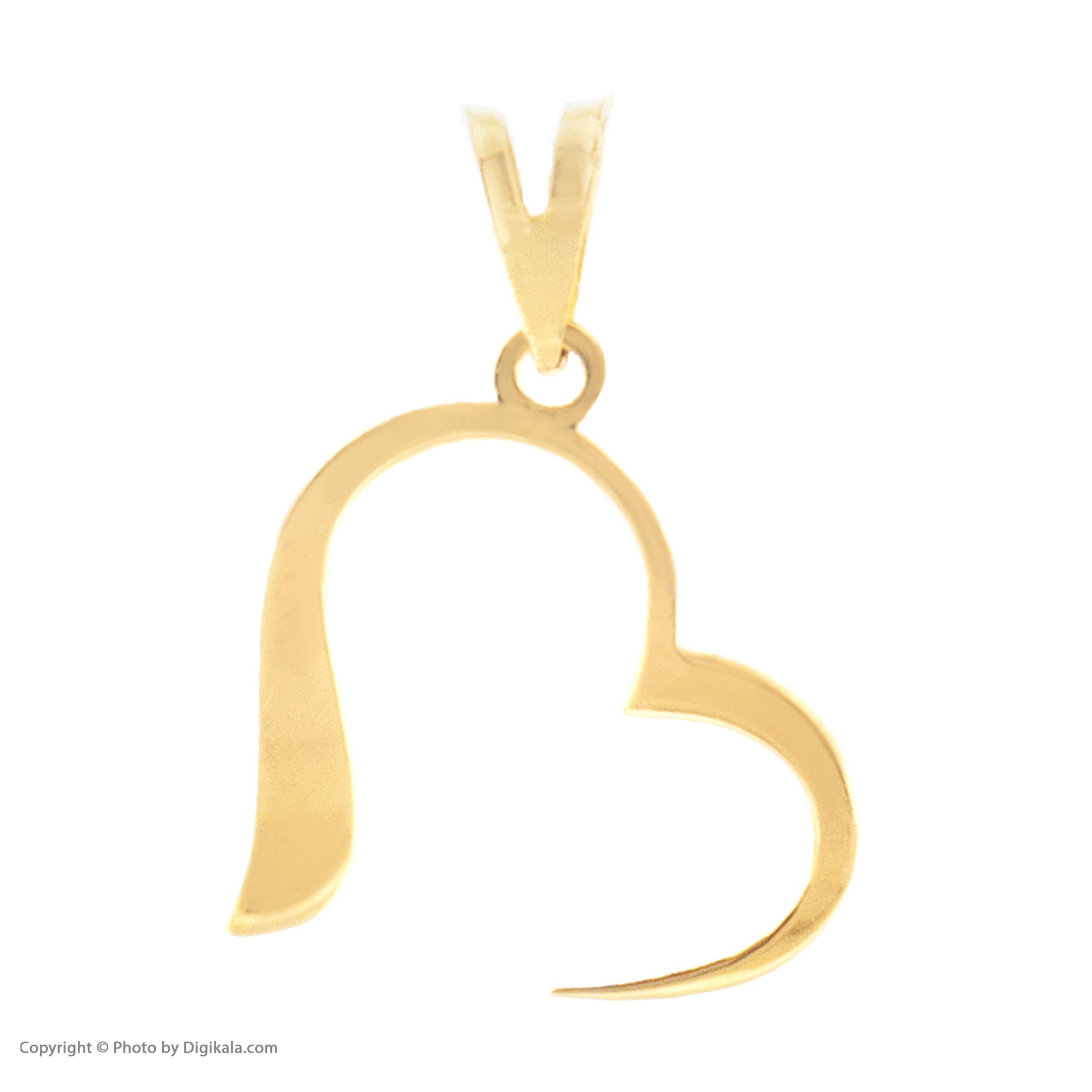 نیم ست طلا 18 عیار زنانه زرمان مدل ZMS0410 طرح قلب