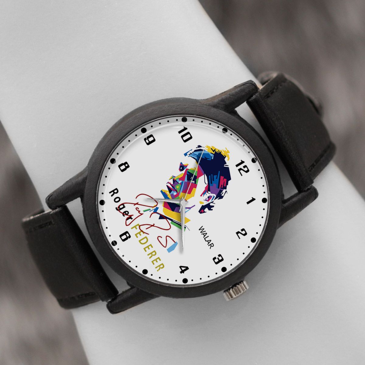 ساعت مچی عقربه ای والار طرح راجر فدرر کد LF2105 -  - 5