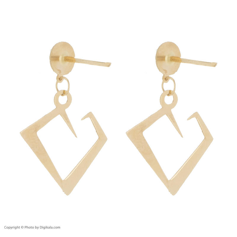 نیم ست طلا 18 عیار زنانه زرمان مدل ZMS0411 طرح قلب