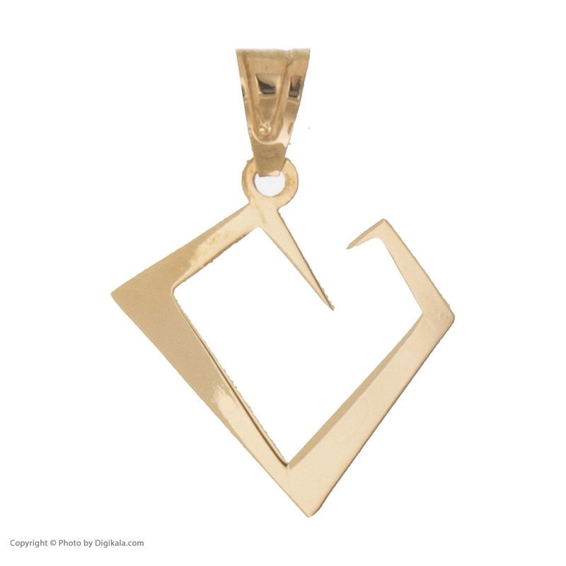 نیم ست طلا 18 عیار زنانه زرمان مدل ZMS0411 طرح قلب