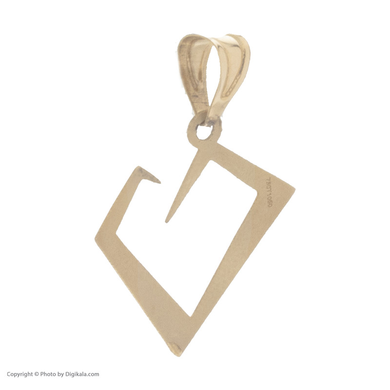 نیم ست طلا 18 عیار زنانه زرمان مدل ZMS0411 طرح قلب