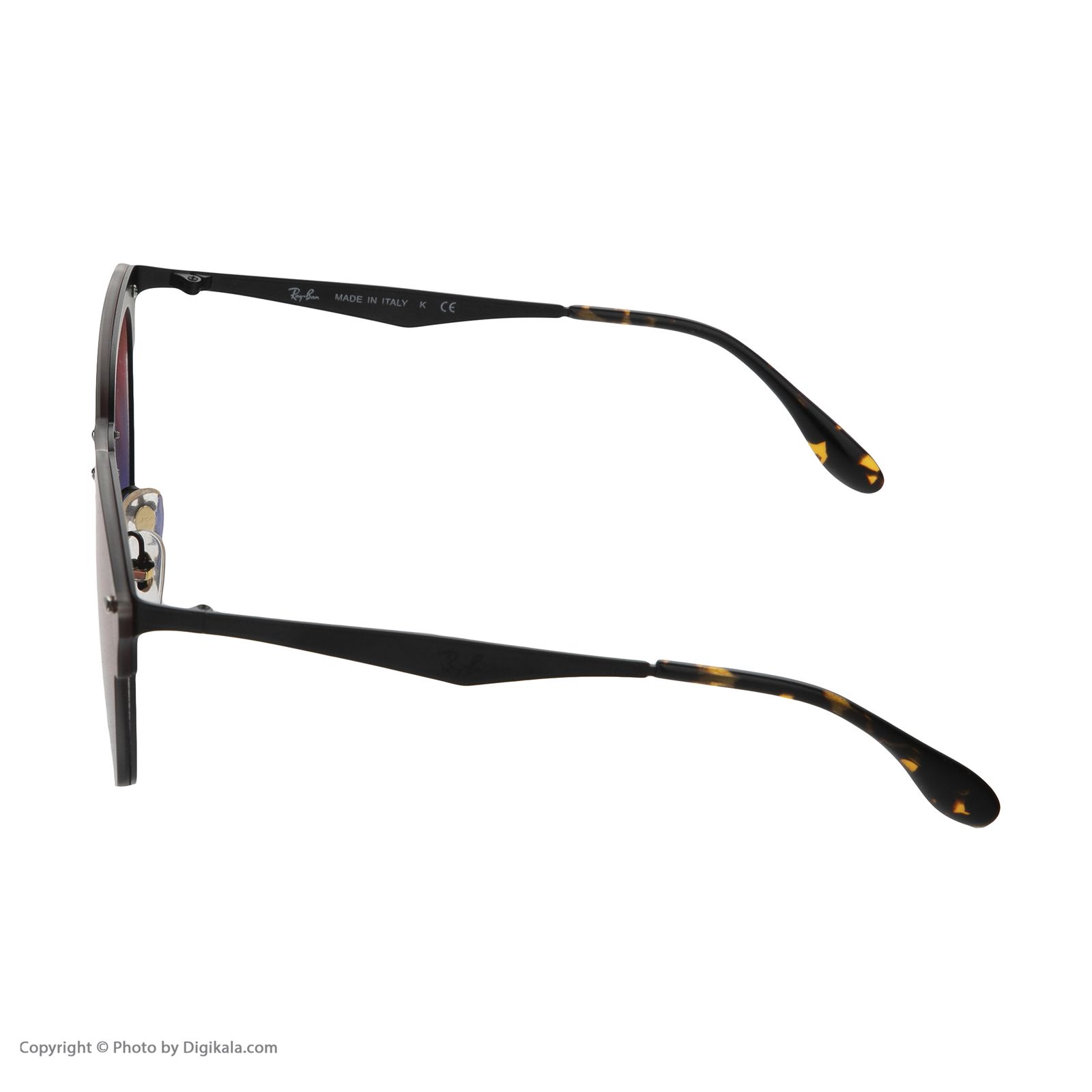 عینک آفتابی ری بن مدل 3576-153/7v - مشکی آبی - 5