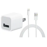 شارژر دیواری مدل x-10 به همراه کابل تبدیل لایتنینگ