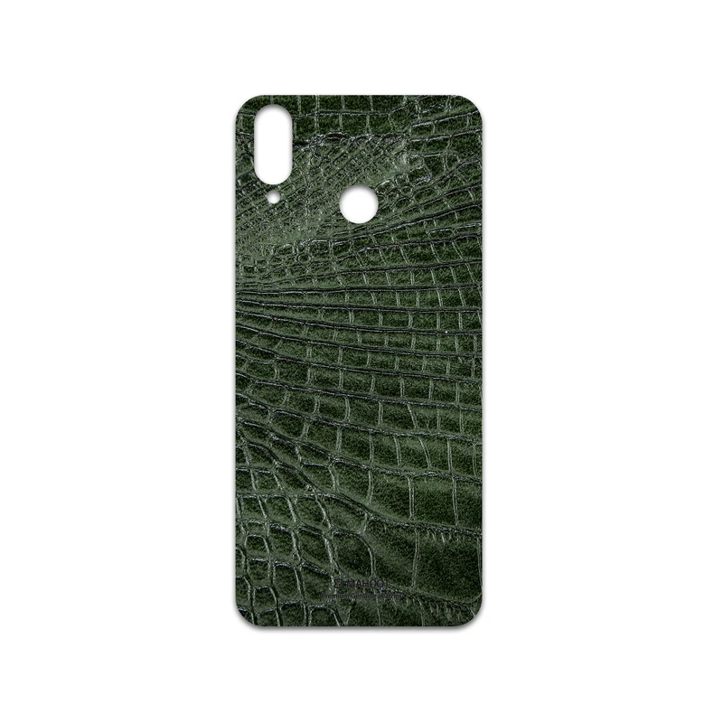 برچسب پوششی ماهوت مدل Green-Crocodile-Leather مناسب برای گوشی موبایل جی پلاس Q10