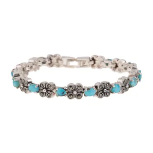 دستبند نقره زنانه مدل D02