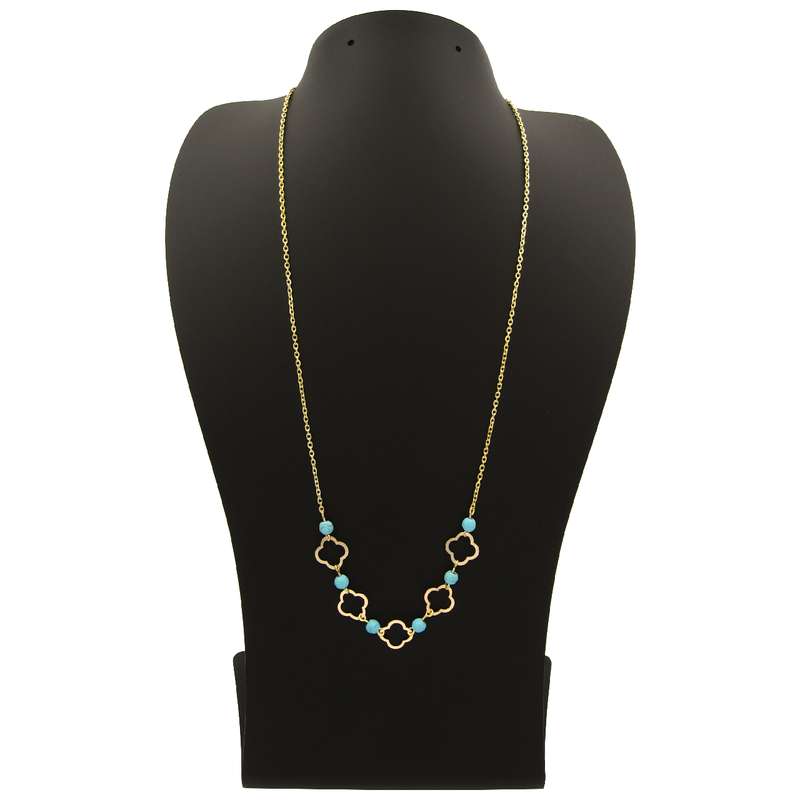 گردنبند طلا 18 عیار زنانه مانچو کد sfgs009 گردنبند طلا 18 عیار زنانه مانچو کد sfgs009