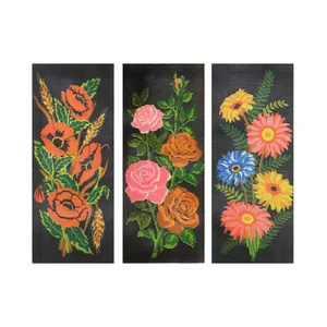 کوبلن طرح گل کد 01 مجموعه 3 عددی