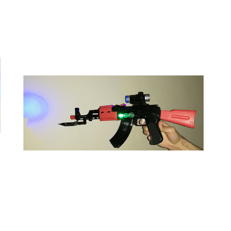 نفنگ اسباب بازی طرح کلاشیکف کدAMT 3500-1