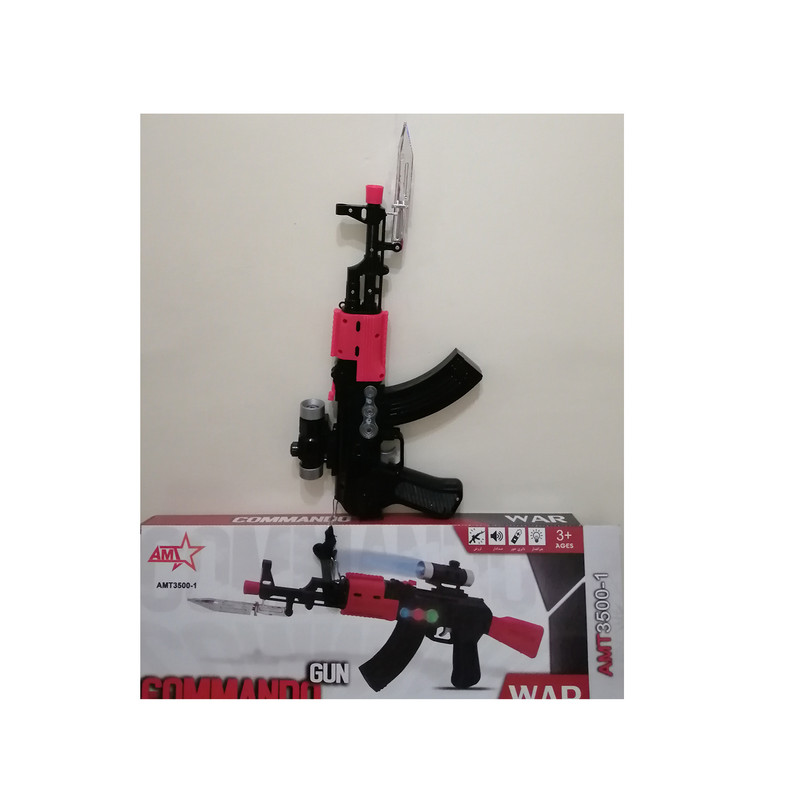 نفنگ اسباب بازی طرح کلاشیکف کدAMT 3500-1