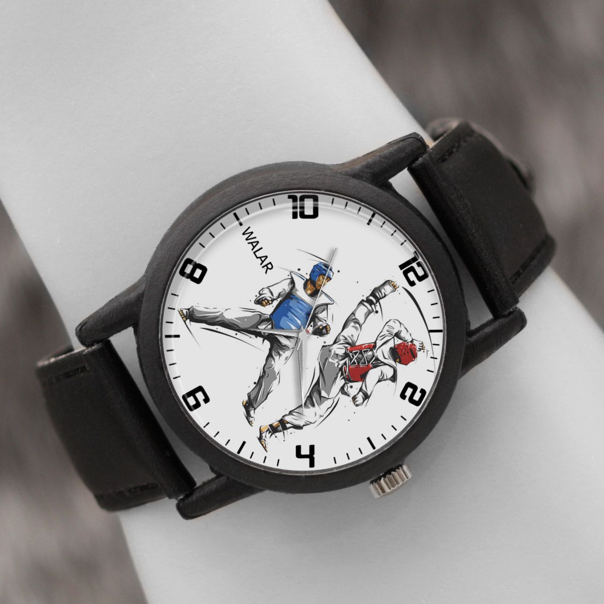 ساعت مچی عقربه ای والار طرح تکواندو کد LF2212 -  - 5