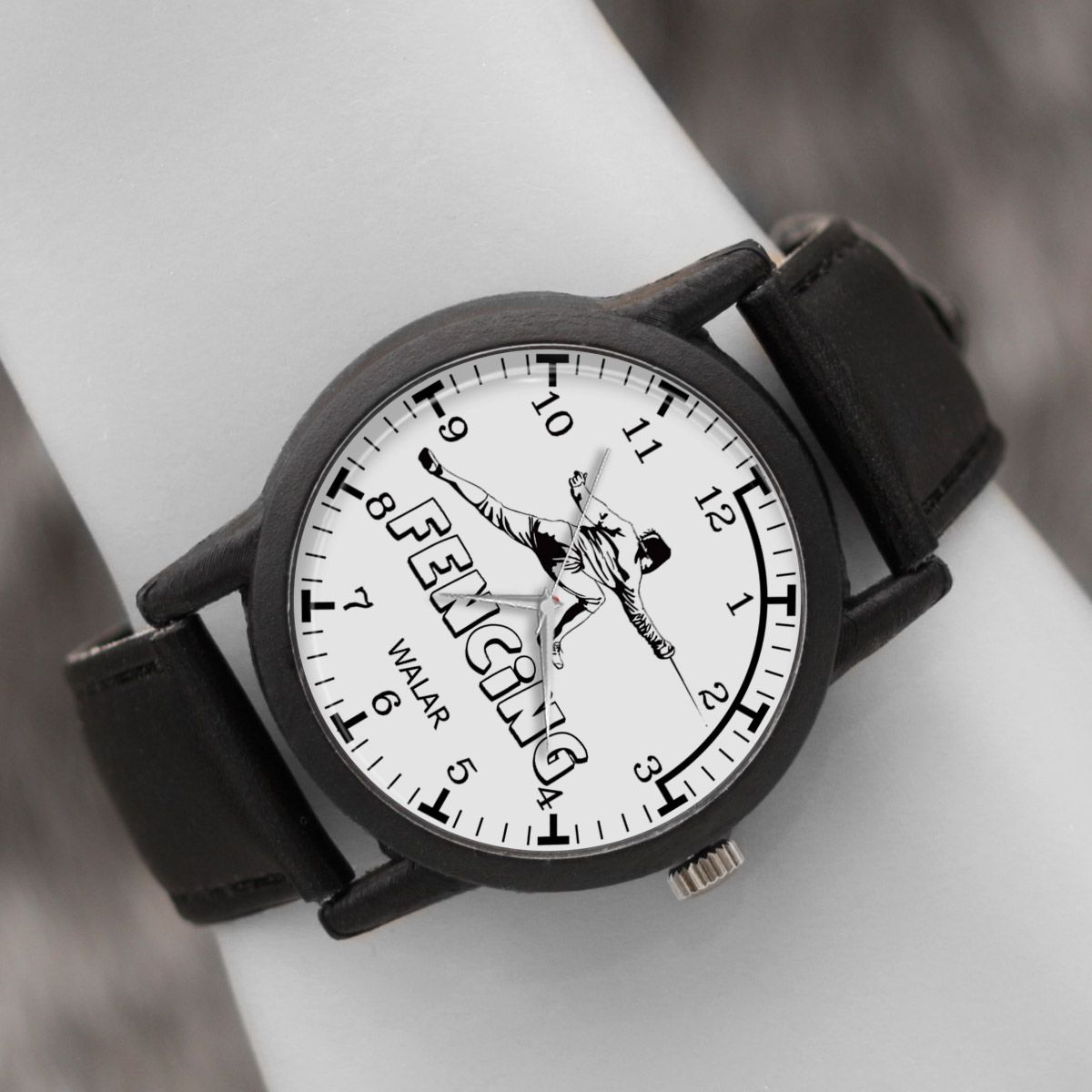 ساعت مچی عقربه ای والار طرح شمشیر بازی کد LF2213 -  - 5