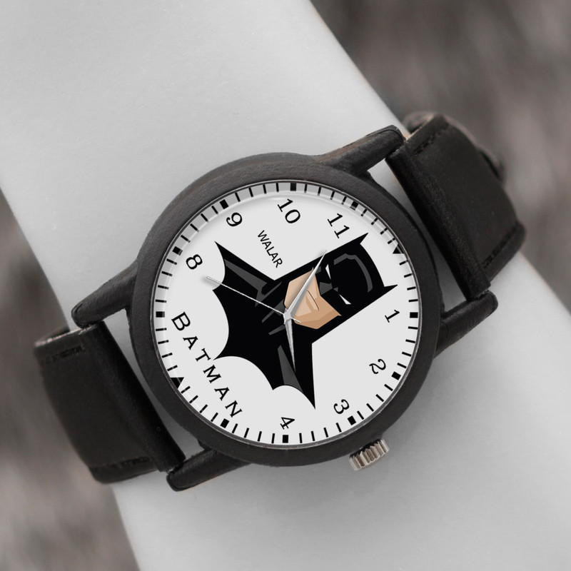 ساعت مچی عقربه ای زنانه و مردانه والار طرح بتمن کد LF2304
