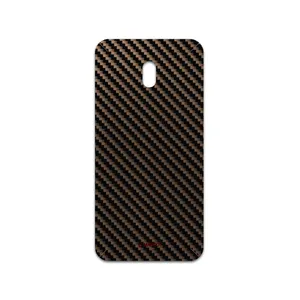 MAHOOT Glossy-Brown-Fiber Cover Sticker for Xiaomi Redmi 8A