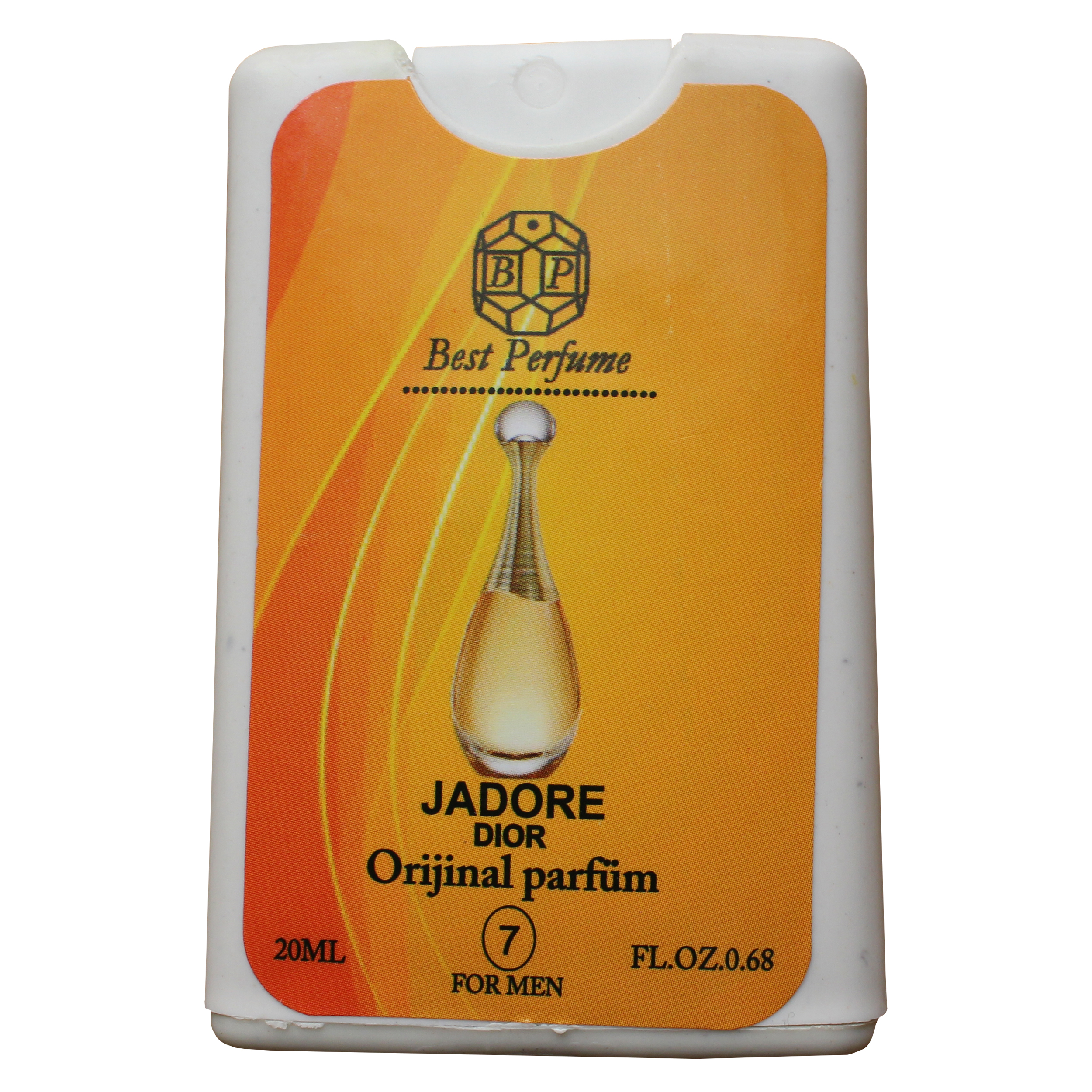 عطر جیبی مردانه بست پرفیوم مدل Jadore حجم 20 میلی لیتر