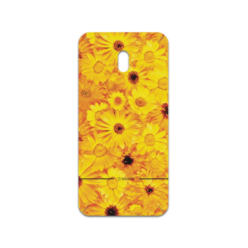 برچسب پوششی ماهوت مدل Yellow-Flower مناسب برای گوشی موبایل شیائومی Redmi 8A