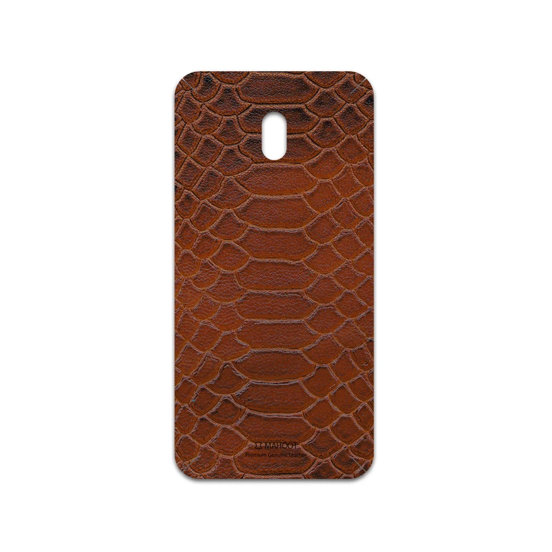 برچسب پوششی ماهوت مدل Brown-Snake-Leather مناسب برای گوشی موبایل شیائومی Redmi 8A