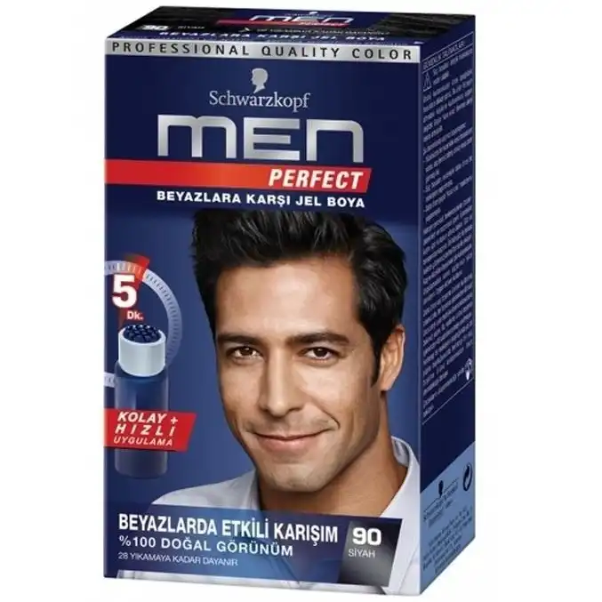 کیت رنگ مو شوآرزکوف شماره 90 حجم 40 میلی لیتر رنگ مشکی