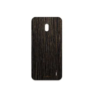 MAHOOT Dark-Gold-Stripes-Wood Cover Sticker for Nokia 2.2