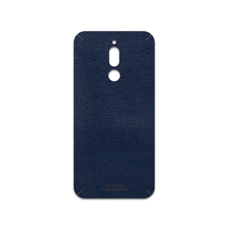 برچسب پوششی ماهوت مدل Deep-Blue-Leather مناسب برای گوشی موبایل شیائومی Redmi 8