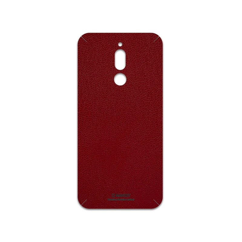برچسب پوششی ماهوت مدل Red-Leather مناسب برای گوشی موبایل شیائومی Redmi 8