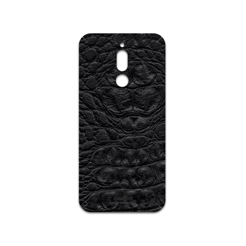 برچسب پوششی ماهوت مدل Black-Crocodile-Leather مناسب برای گوشی موبایل شیائومی Redmi 8