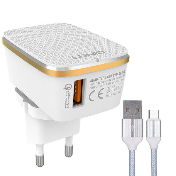 نقد و بررسی شارژر دیواری الدینیو مدل A1204Q به همراه کابل تبدیل USB-C توسط خریداران
