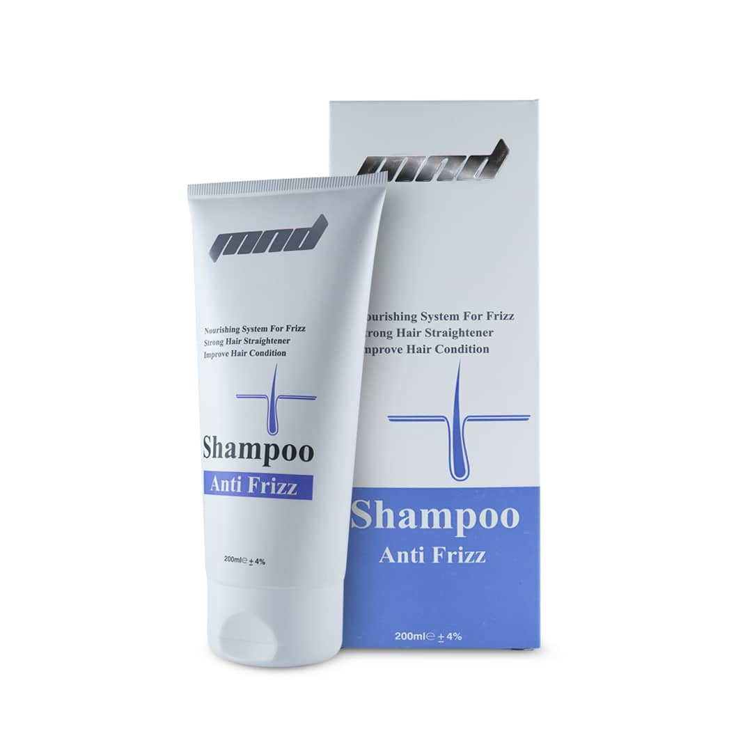 شامپو مو ام ان دی مدل anti frizz حجم 200 میلی لیتر