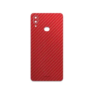 MAHOOT Red-Fiber Cover Sticker for Samsung Galaxy A10s