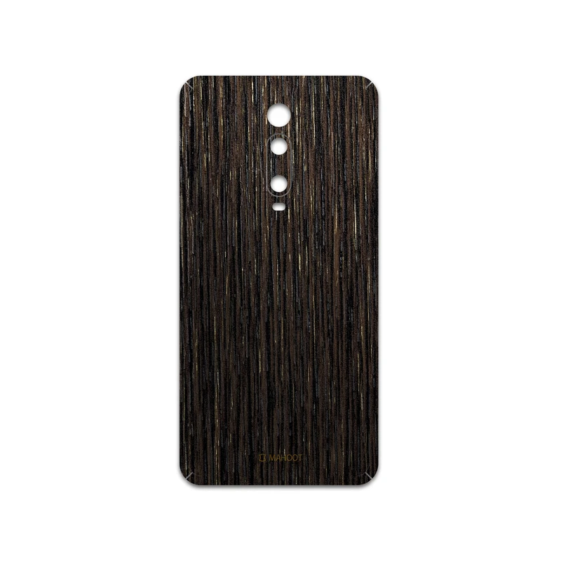 برچسب پوششی ماهوت مدل Dark-Gold-Stripes-Wood مناسب برای گوشی موبایل شیائومی Mi 9t
