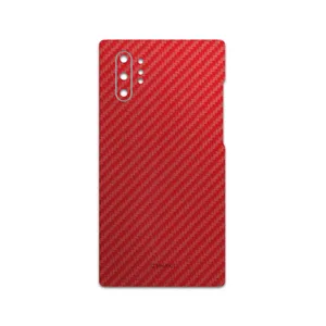 MAHOOT Red-Fiber Cover Sticker for Samsung Galaxy Note 10 Plus