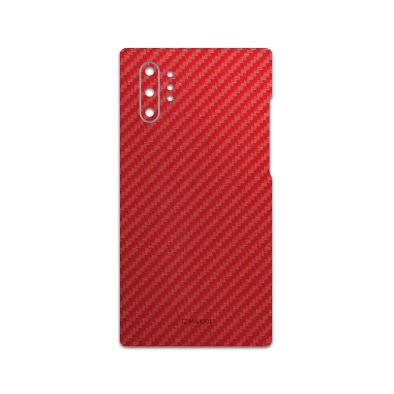 برچسب پوششی ماهوت مدل Red-Fiber مناسب برای گوشی موبایل سامسونگ Galaxy Note 10 Plus