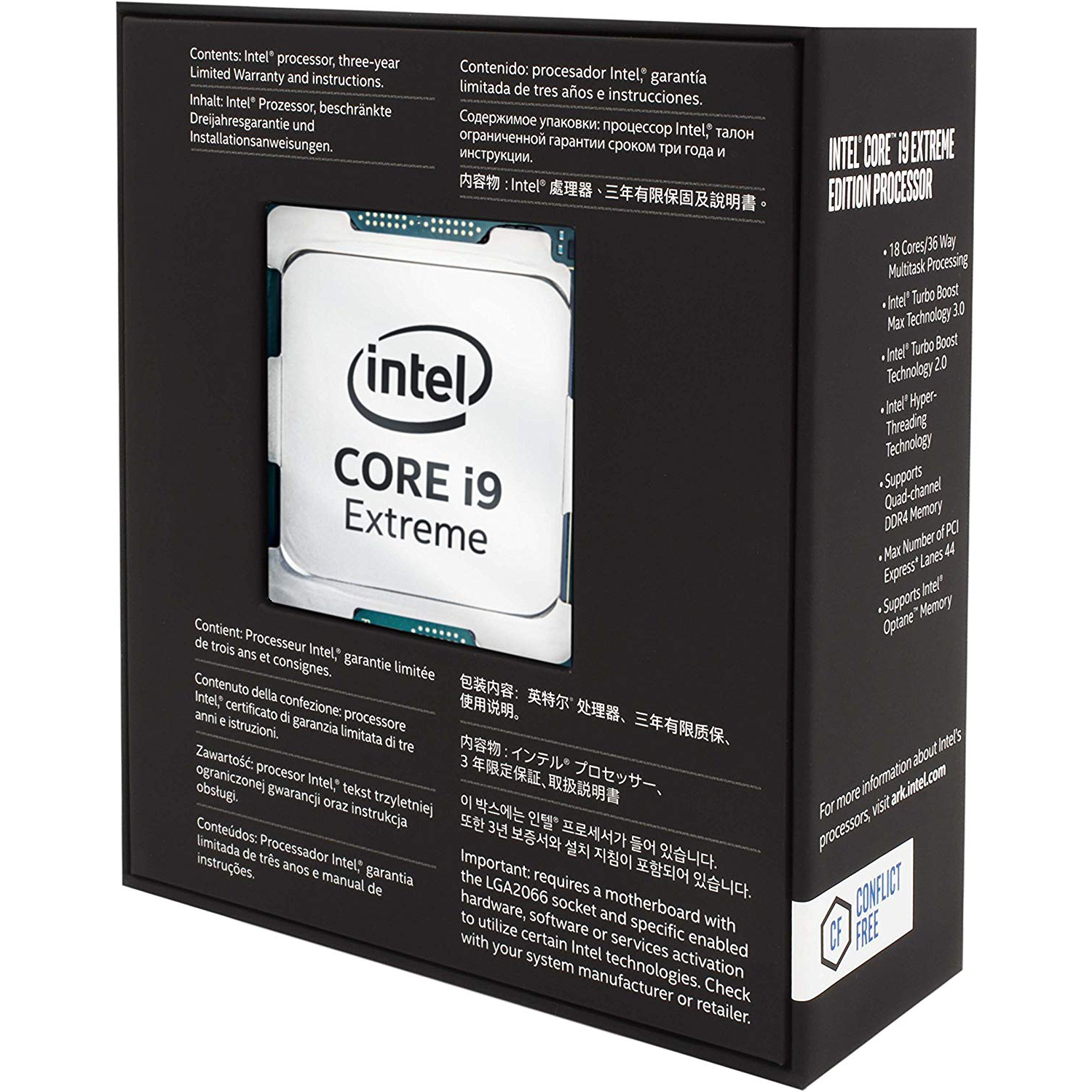 پردازنده مرکزی اینتل سری Skylake-X مدل Core i9-7980XE