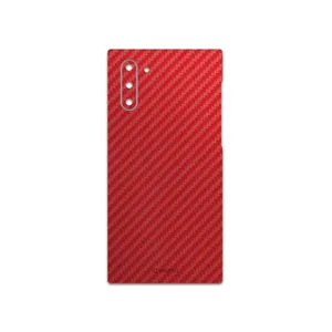 MAHOOT Red-Fiber Cover Sticker for Samsung Galaxy Note 10