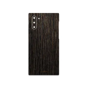 MAHOOT Dark-Gold-Stripes-Wood Cover Sticker for Samsung Galaxy Note 10