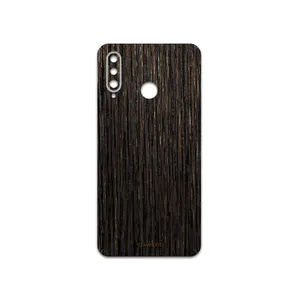 MAHOOT Dark-Gold-Stripes-Wood Cover Sticker for Huawei P30 Lite