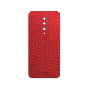 MAHOOT Red-Fiber Cover Sticker for OnePlus 7 Pro