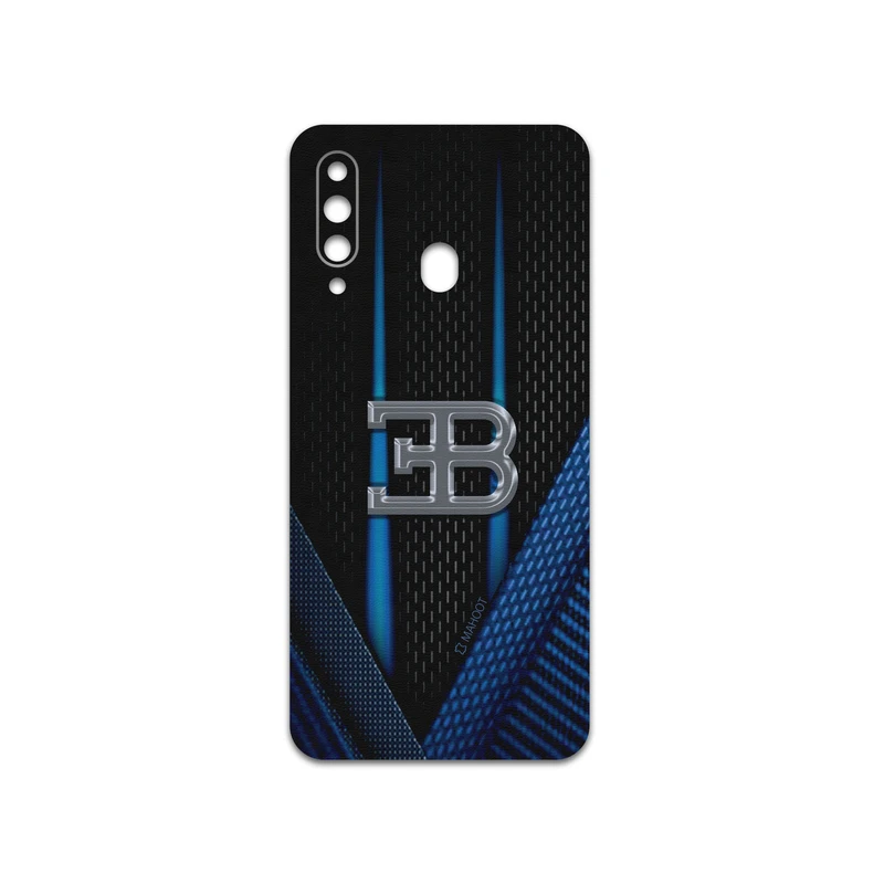 برچسب پوششی ماهوت مدل BUGATTI مناسب برای گوشی موبایل سامسونگ Galaxy A60