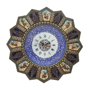 ساعت خاتم کاری طرح شکارگاه 