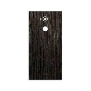 MAHOOT Dark-Gold-Stripes-Wood Cover Sticker for Sony Xperia XA2 Ultra