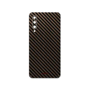 MAHOOT Glossy-Brown-Fiber Cover Sticker for Xiaomi Mi 9