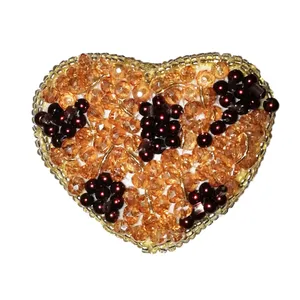 سنجاق سینه طرح قلب کد E.H1160